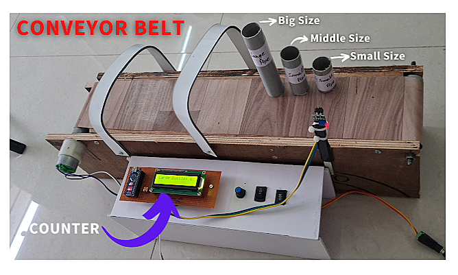 如何制作一个arduino传送带带计数功能