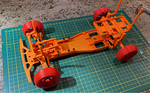 开源:3D打印1/10迷你漂移底盘mg996舵机370电机制作方法 RDD1 v0.3