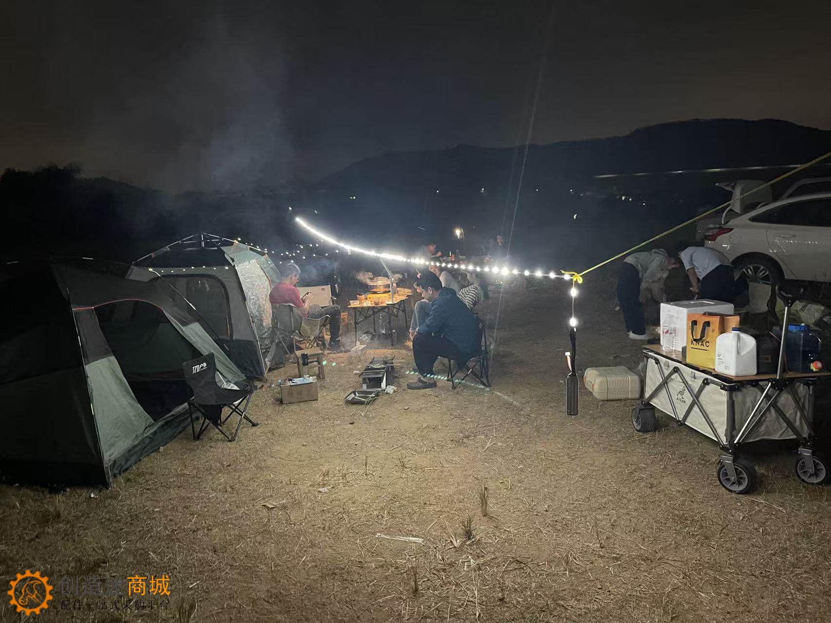 自己动手DIY露营灯带,用玩具锂电池,经济实惠,重复利用v0.1