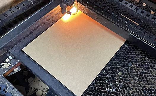 维修60w c02激光切割机，更换镜片v0.2